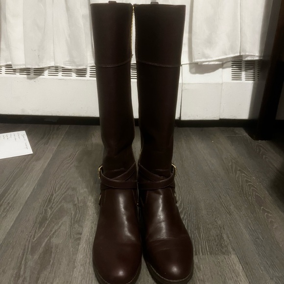 Michael kors boots deep brown worn 4x - Picture 7 of 7